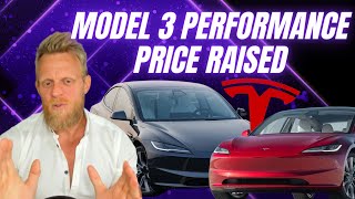 Why Tesla just increased the price of the Model 3 Performance and will again
