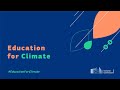 Education For Climate: the Community is calling!