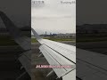 【機窓 06 12】福岡空港 runway34、jal3630 erj 170 ja223j 着陸 （iphone se2 動画）