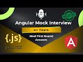Angular Live Mock Interview | Must-Know Questions & Feedback for Success | 4 Years