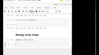 002 Numpy array range