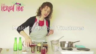 Making Herbal Tinctures At Home - With fresh herbs or dried herbs