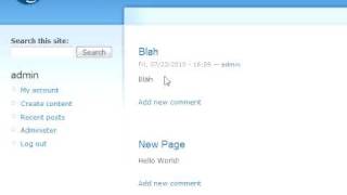 Beginner Drupal Tutorials: Page Creation
