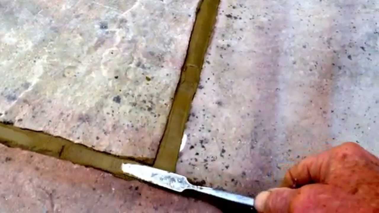 Repointing Patio Pavers. DIY TIPS - YouTube