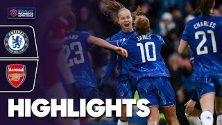 The Blues Win It Late! 💥 | Chelsea v Arsenal Highlights | Barclays WSL 2024-25