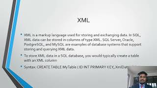 COMPLEX DATA TYPES IN SQL