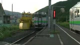 石北本線　生田原駅　各駅停車　上り　発車