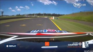 Onboard Lap around Sydney Motorsport Park (feat. James Courtney) - #V8SC 2015