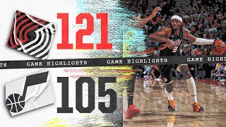 Game Highlights | Portland Trail Blazers 121, Utah Jazz 105 | Nov. 22, 2023