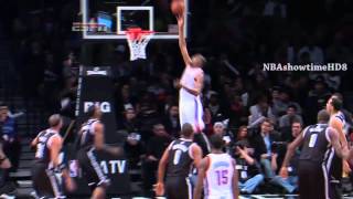 Kevin Durant Alley Oop Slam   Thunder vs Nets   January 31, 2014   NBA 2013 2014 Season