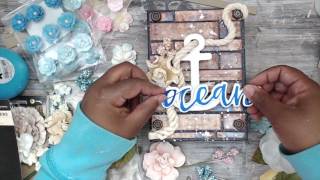 PRIMA ST. TROPEZ MIXED MEDIA MINI ALBUM | TUTORIAL | PART 3/3