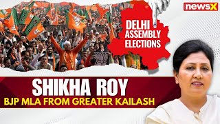 BJP’s Sikha Roy Triumphs Over AAP | Focuses on Delhi’s Progress | NewsX