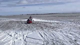 Fun farm April 15th Olivia arctic cat 200 Harper Polaris 120. Laura Kawasaki 90