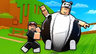 Şişko Top Oldum ve Yolun Sonuna Gitmeye Çalıştık ! - Roblox