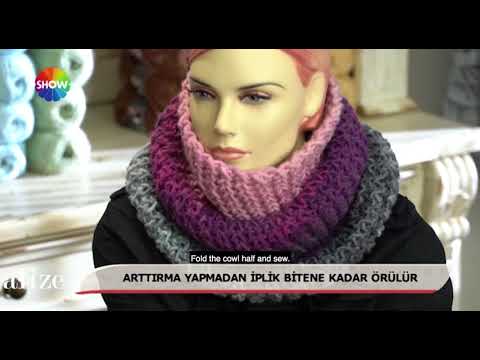 Alize Superlana Maxi Long Batik ile Bere Boyunluk Yapımı-Making Cowl w/ Superlana Maxi Long Batik Alize Superlana Maxi Long Batik ile Bere Boyunluk Yapımı-Making Cowl w/ Superlana Maxi Long Batik