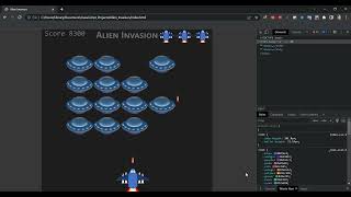 Alien Invasion | Space Invaders Game with HTML, CSS, JavaScript, jQuery | with No HTML Canvas
