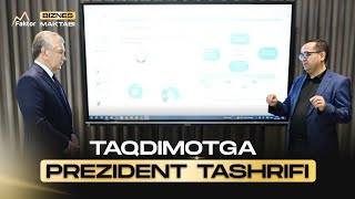 Sotuvchilar Maktabi loyihasi taqdimotiga Prezident tashrifi!