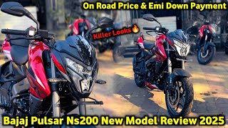 2025 New Bajaj Pulsar Ns200 Review | On Road Price Emi and Finance Details Pulsar Ns200 Features