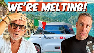 BATTERY FAIL On Hottest Day Of Year! ITALIAN Road Trip Disaster In Citroen Ami.🪫🚙🇮🇹