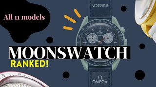 Moonswatches ranked from best to worst. (ALL 11!)