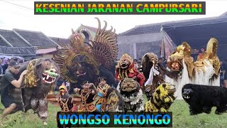 WONGSO KENONGO || JARANAN CAMPURSARI || FULL ATRAKSI || live DADAPAN -KABAT