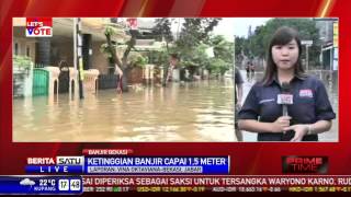 Penampakan Banjir di Bekasi Barat