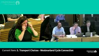 22.09.23 - Item 5 - Transport Choices - Westmorland Cycle Connection