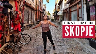 Europe's Most Unusual City | First Time In Skopje \u0026 Macedonian Food | Full Time Travel Vlog 25