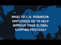 What is it like to work with C.H. Robinson?