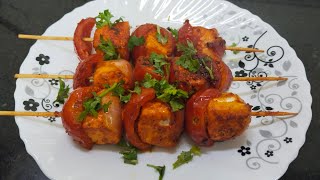 Paneer tikka recipe/Tandoori paneer/Paneer tikka tandoori/Paneer tikka restaurant style/tawa tikka