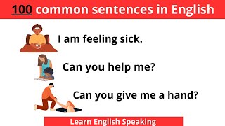 100 Common Sentences in English | Learning English Speaking | Level 1 || Daily English #01