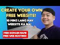 Online Business for Pinoys Ep 14 - How to create FREE WEBSITE - Free Domain and Hosting! Tagalog