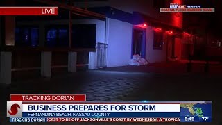 Nassau County businesses prepare for storm