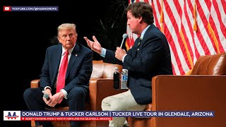 🇺🇸 Donald Trump \u0026 Tucker Carlson | Full subtitled 'Tucker Live Tour' event in Glendale, Arizona