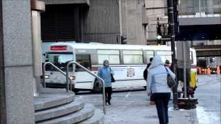 Nova Express - Montreal Fire Dept. Pumper #215, RTL 9-405 in Downtown Montreal! (Full HD)