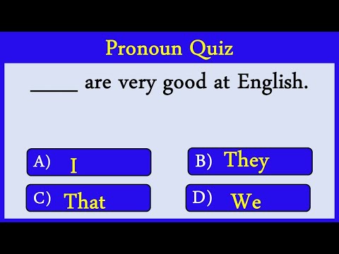 Which pronoun is correct?