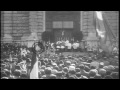 president wilhelm miklas and austrian people attend a ceremony in vienna austria...hd stock footage