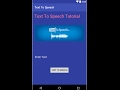 Android Text to Speech