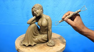 Clay doll making | Mitti ki gudiya kaise banaye | Clay doll modelling