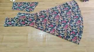 umbrella cut kurti cutting ll umbrella kurti cutting ll step by step umbrella cut kurti cutting ll