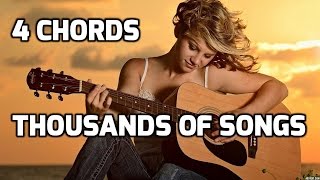 Guitar lessons for Beginnes | Learn 4 Chords and Play Thousands of Songs! | How to play guitar