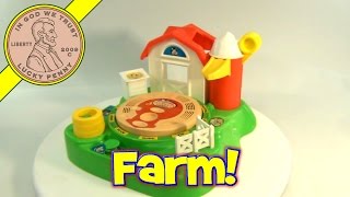 Vintage Mattel See-N-Say Talking Barnyard Animals Play Set from the 1990s