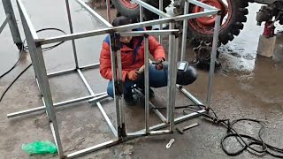 Welding a Dog Cage with Thin Material