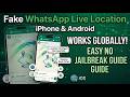 How to Send Fake Live Location on WhatsApp🔥 Works on iPhone & Android
