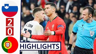 🔴Slovenia vs Portugal (2-0) HIGHLIGHTS: Defeat For Ronaldo!🤯