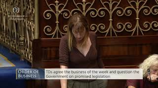 Deputy Clare Daly - Order of Business - 25.09.2018