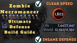 Path of Exile [3.9] Ultimate Zombie Necromancer Build Guide, Easy Game!!