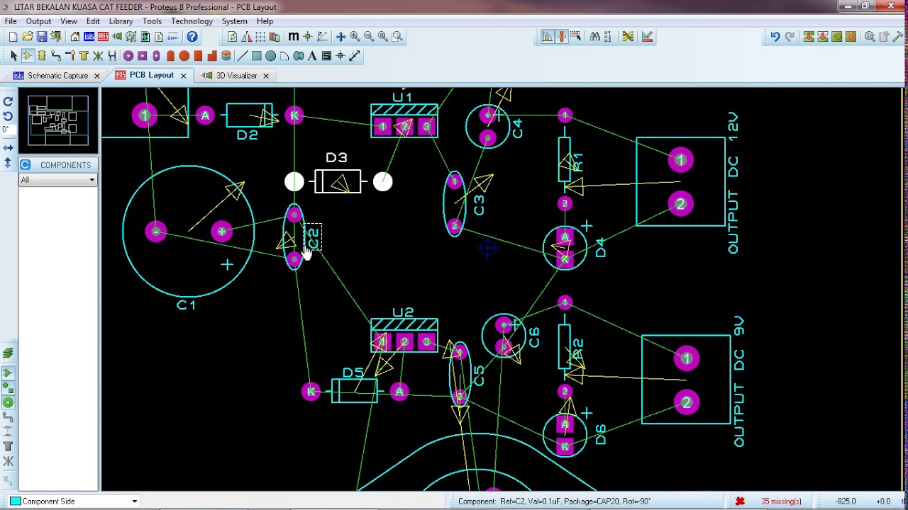 PCB PROTEUS BAHAGIAN 2 - YouTube