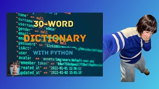30-Word Dictionary (Python)
