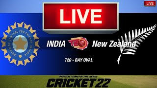 🛑Hindi🛑LIVE- INDIA vs NEW ZEALAND 2nd T20🛑NZ vs IND🛑CRICKET 22 GAMEPLAY🛑LIVE MATCH STREAMING🏏🏆🏏